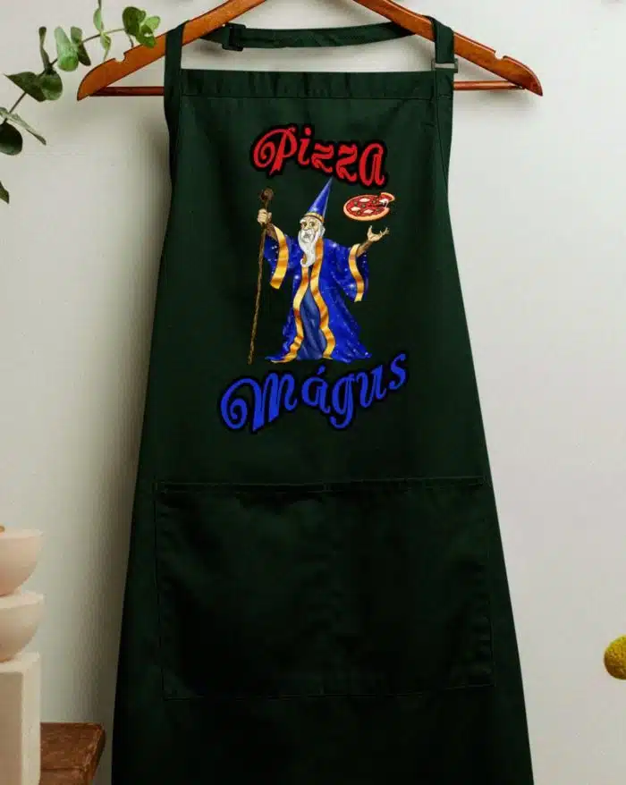 Pizza mágus sütés-főzés kötény