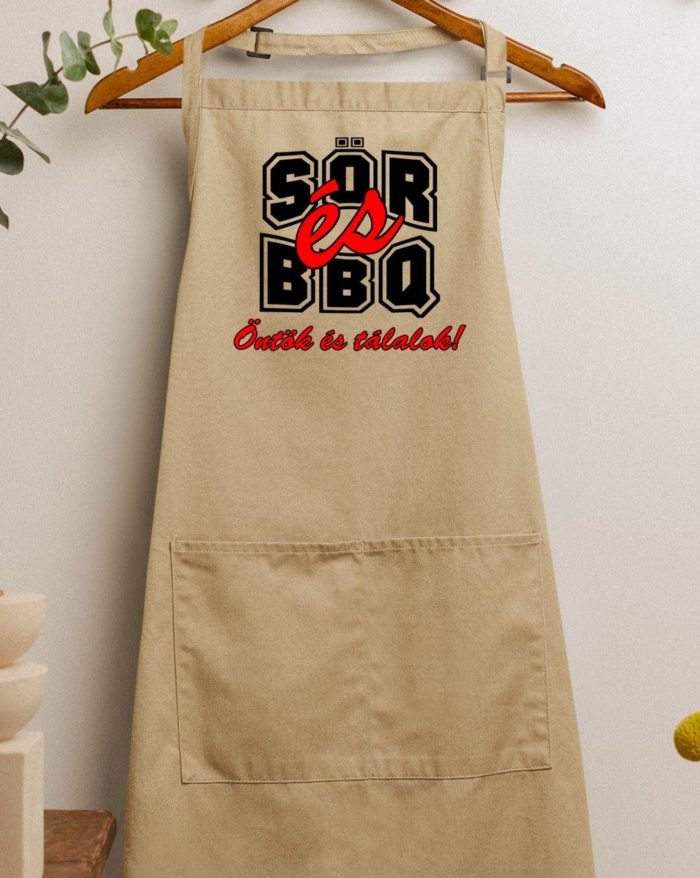 Sör és BBQ öntök és tálalok kötény