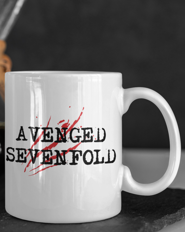Avenged Sevenfold tépett logós bögre