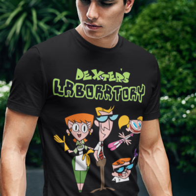 Dexter laboratóriuma férfi pólók