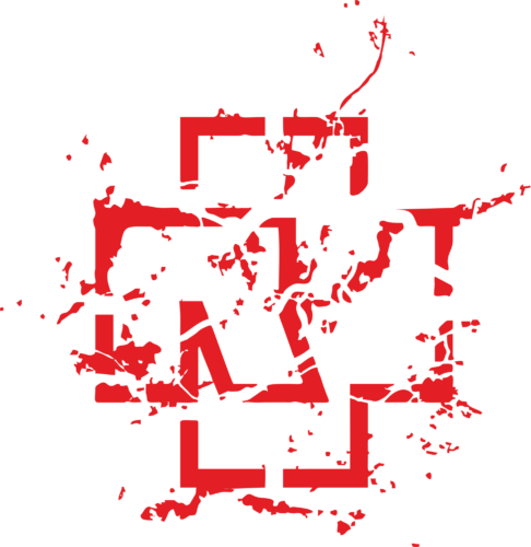 Rammstein zenekari logó bögre