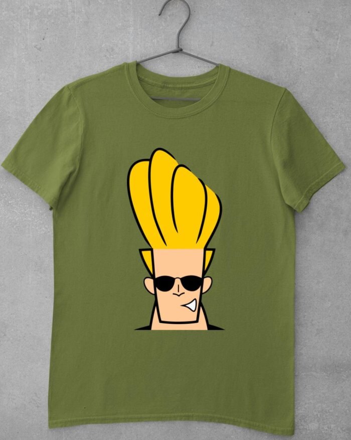 Johnny Bravo fej férfi póló