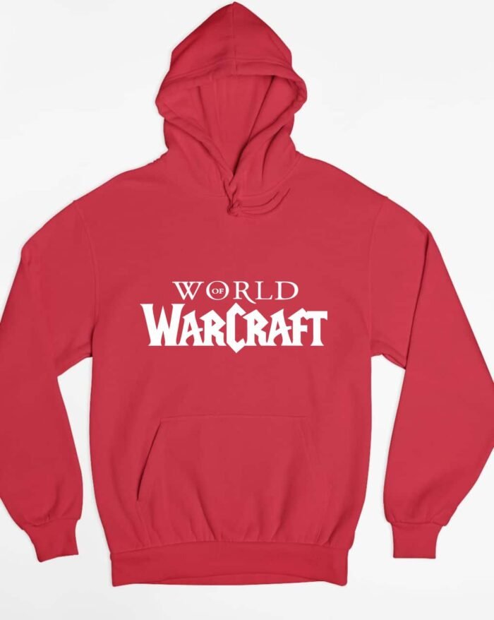 World of Warcraft fehér logo pulóver