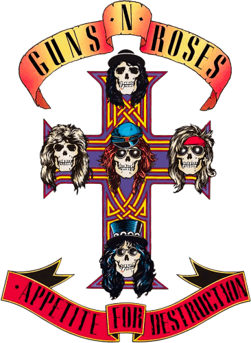 Guns N' Roses Appetite for destruction férfi póló