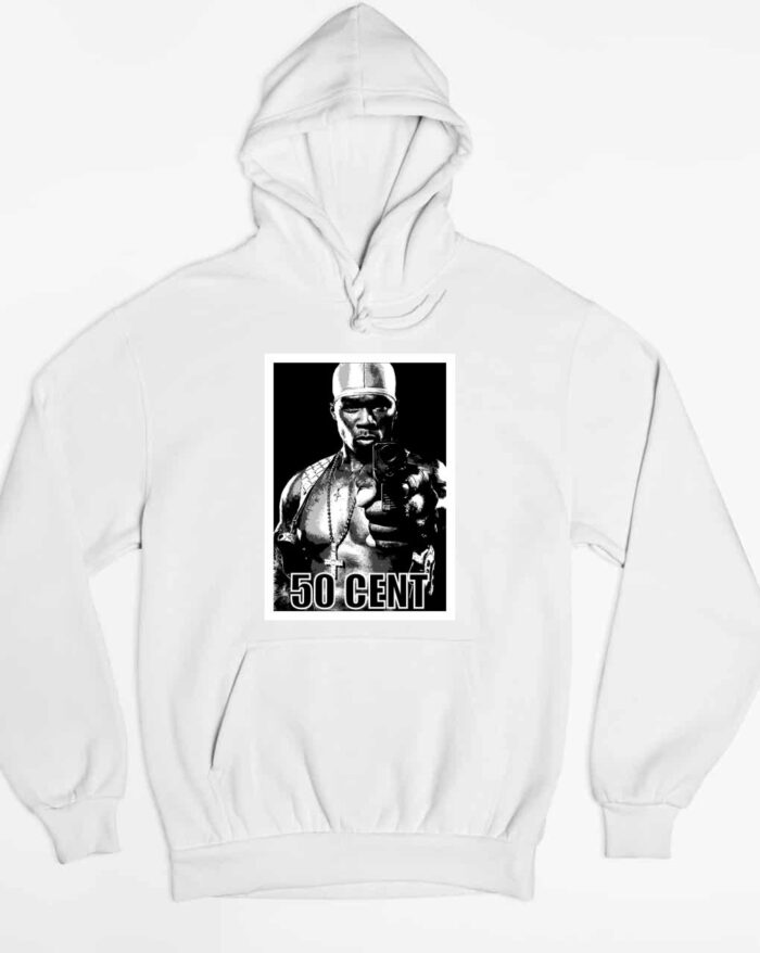 50 cent előadó fegyverrel pulóver
