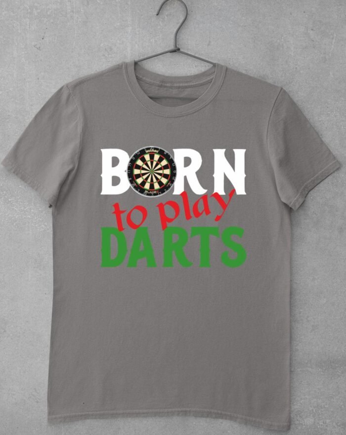 Born to play darts férfi póló