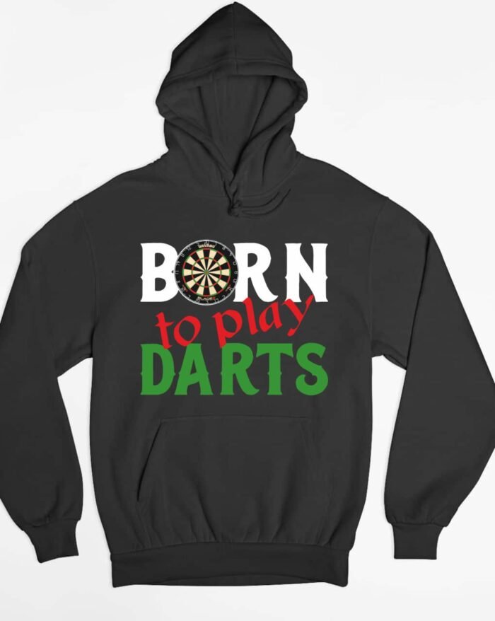 Born to play darts pulóver