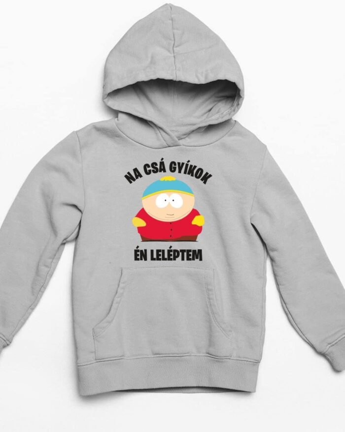 Cartman én leléptem feliratú gyerek pulóver