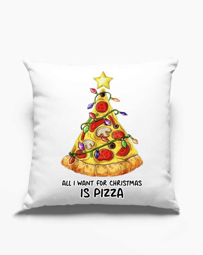 All I want for christmas is pizza párna