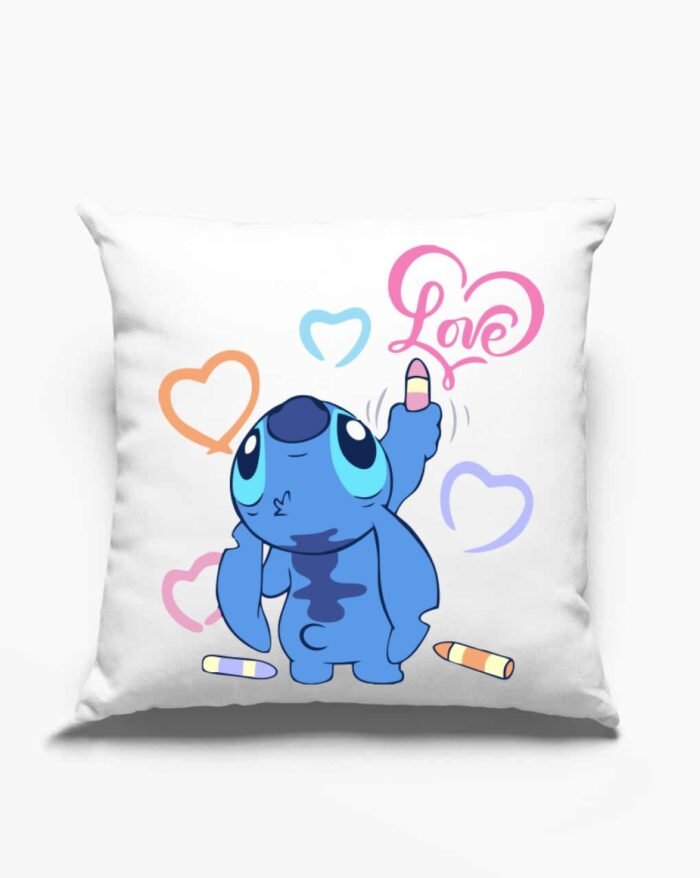 Rajzolós Stitch párna