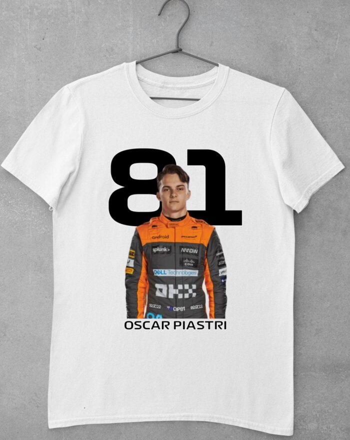 Oscar Piastri Formula 1 2024 férfi póló