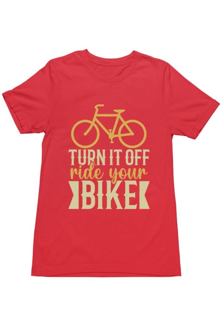 Turn it off bike biciklis gyerek póló
