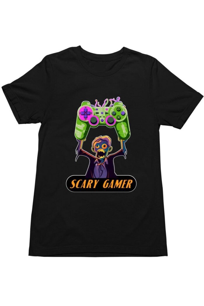 Scary gamer zombie férfi póló