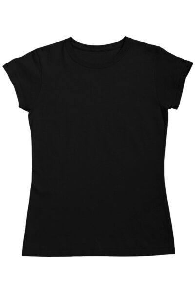 Üres feketenői póló mockup sablon – mintageneráláshoz