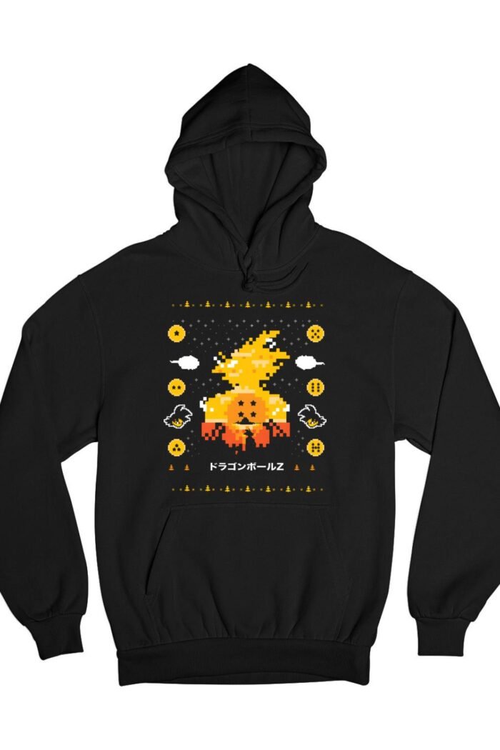 Dragon ball christmas sweater pulóver