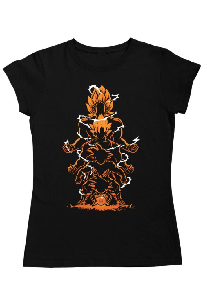 Goku evolution női póló