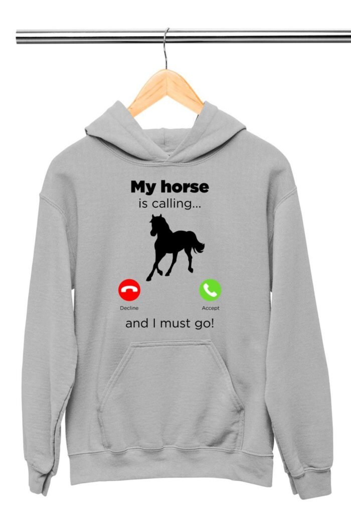 My horse is calling and I must go gyerek pulóver
