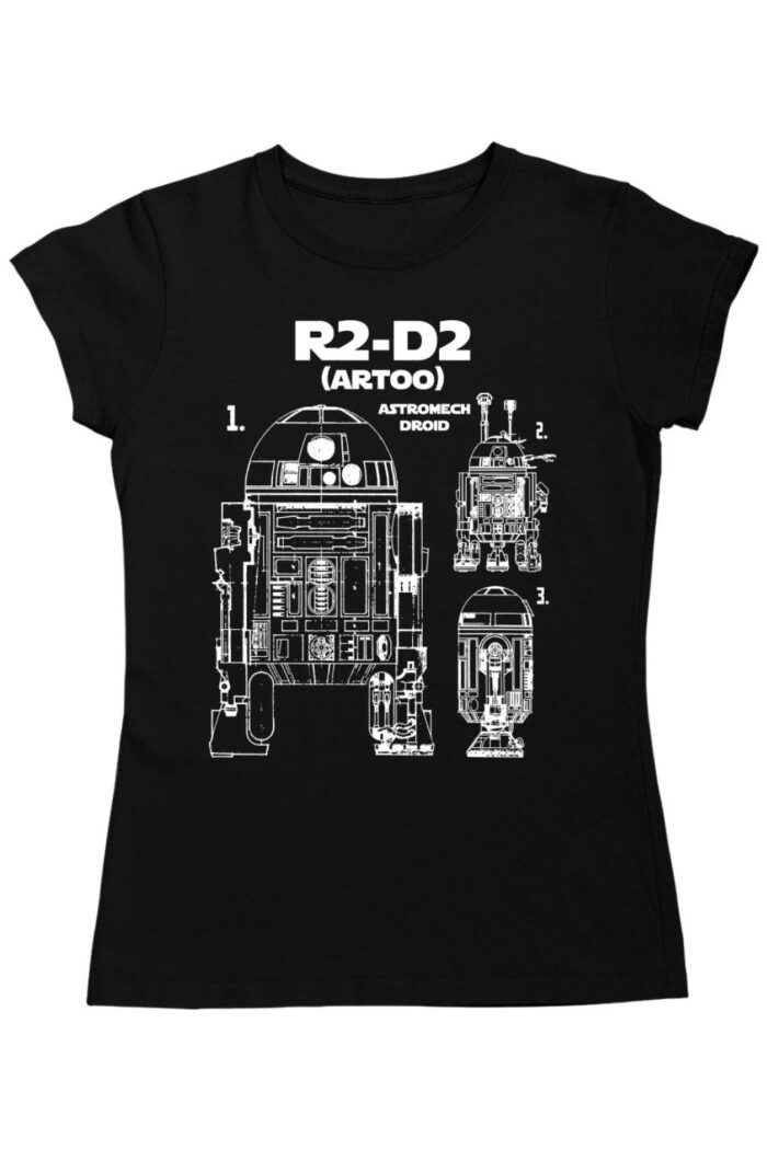 R2-d2 blueprint női póló