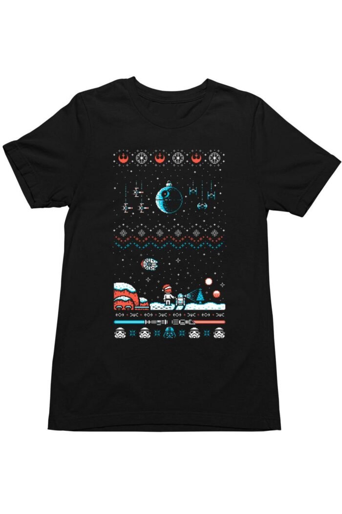 Star wars christmas luke gyerek póló