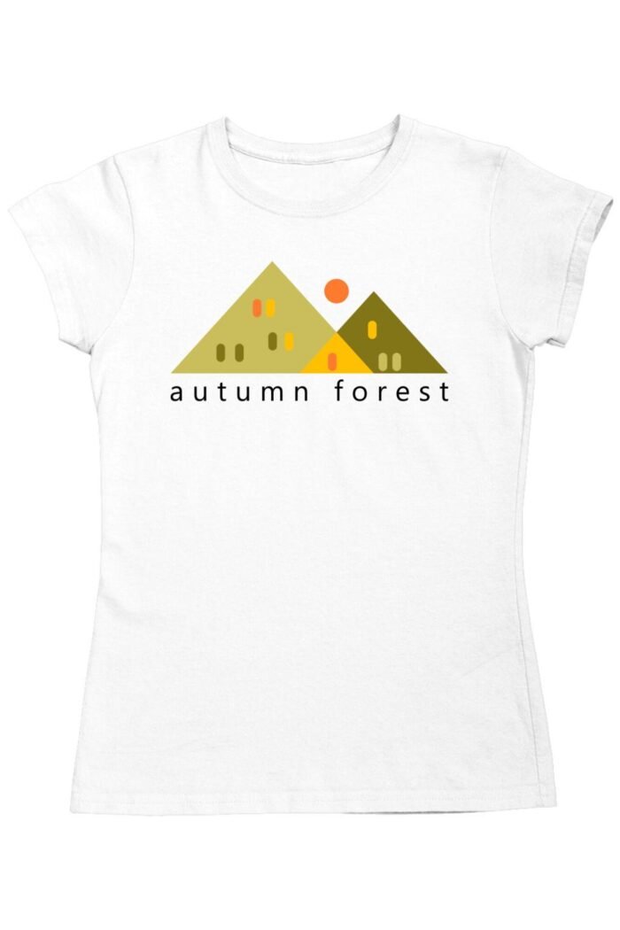 Túrázás Autumn forest női póló