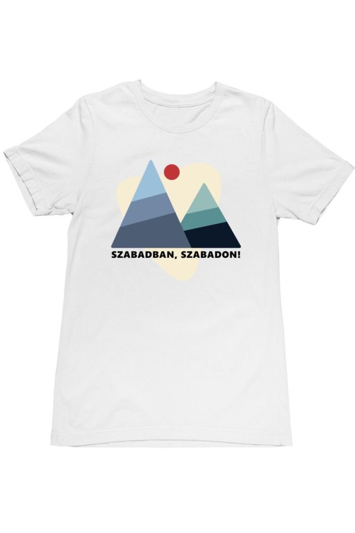 Túrázás Szabadban, szabadon hegy gyerek póló