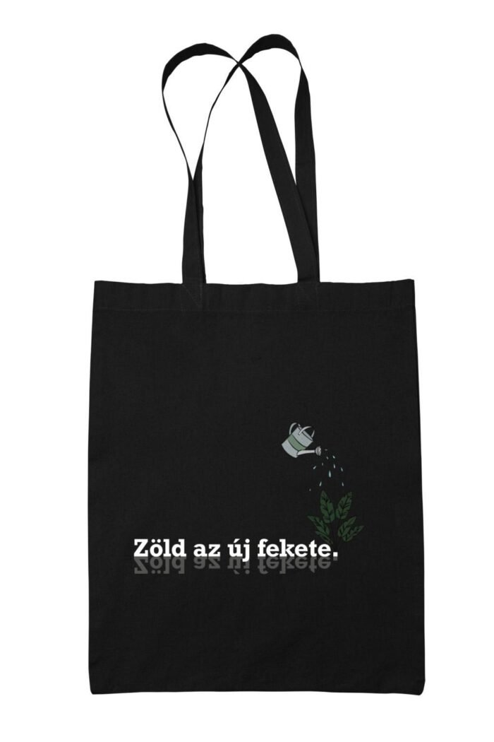 Zöld az új fekete vászontáska