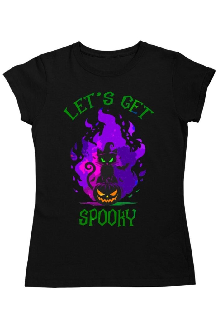 Halloween Let_s get Spooky női póló