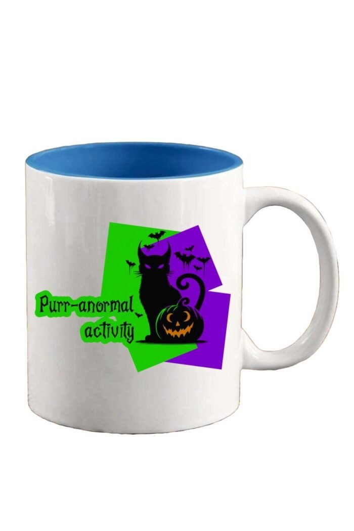 Halloween Purr-anormal activity bögre