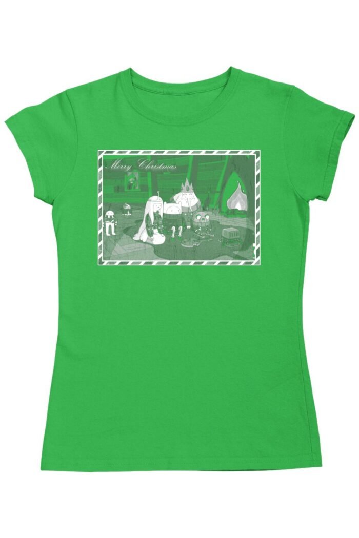 Adventure Time merry christmas női póló