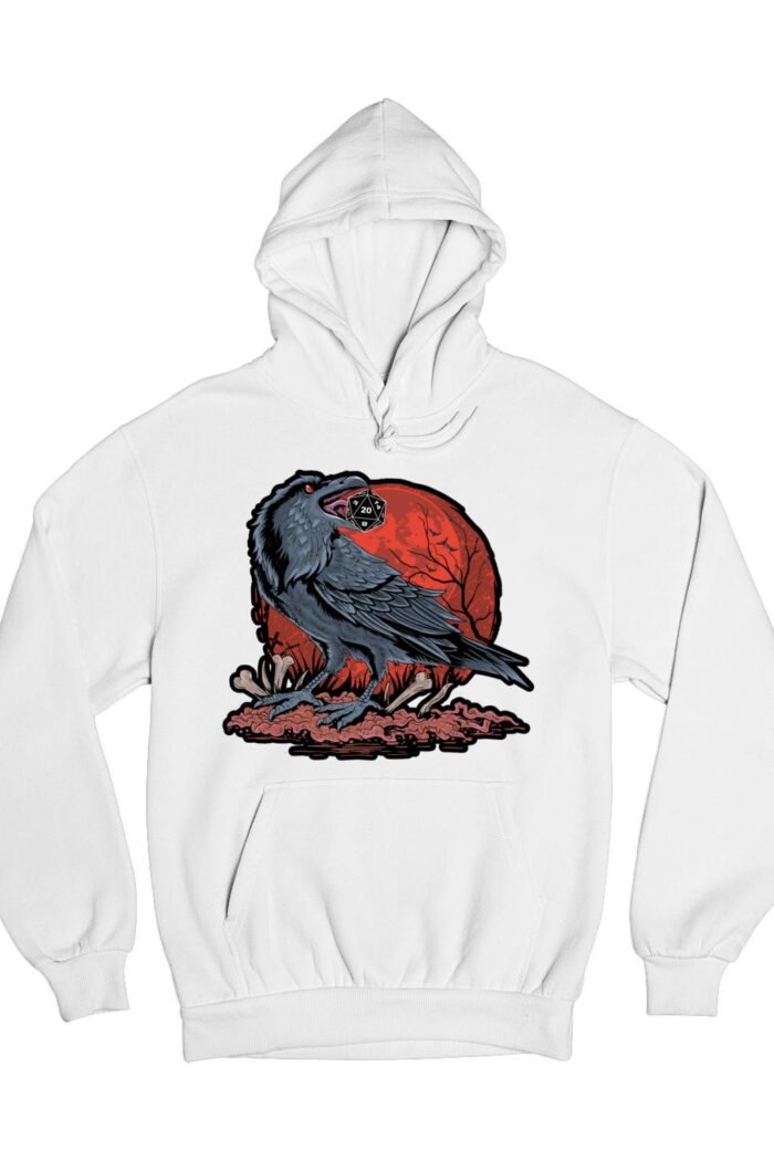 Crow with black dice pulóver