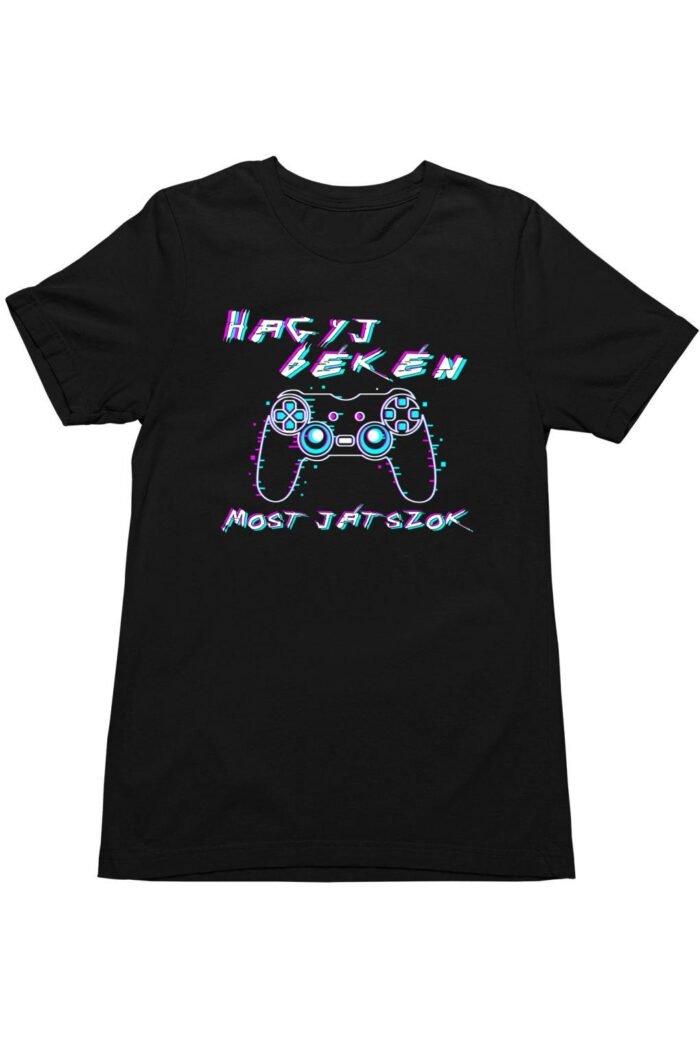 Cyber gamer hagyj békén gyerek póló