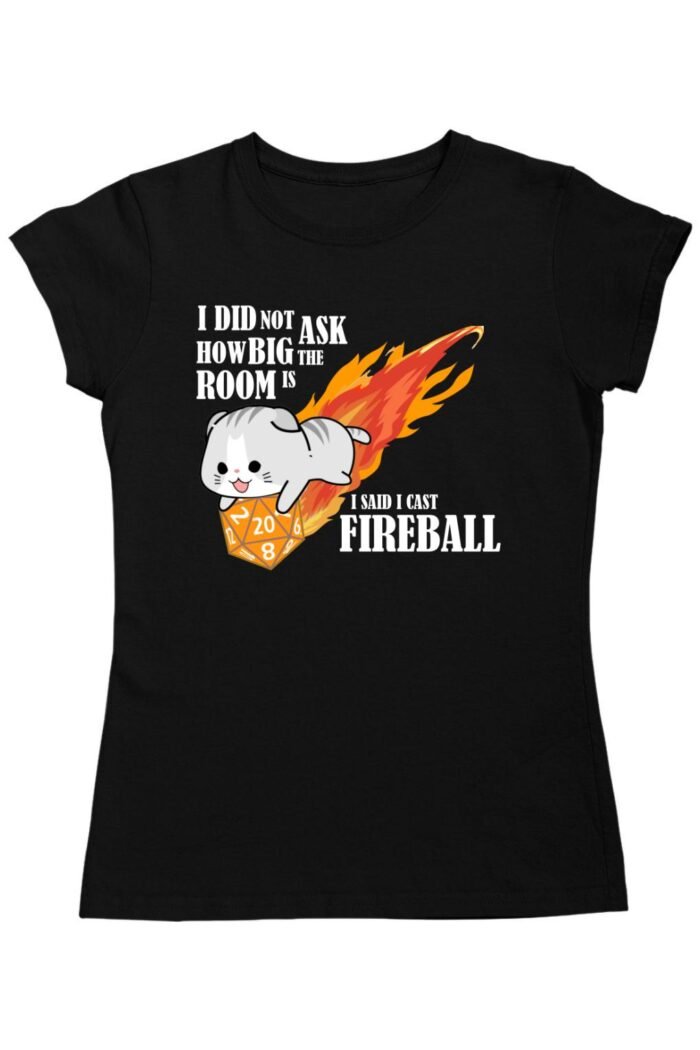 Fireball cat női póló