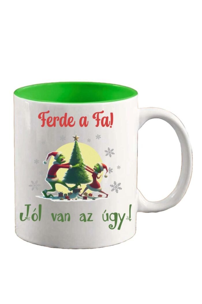 Grinch jól van az úgy bögre
