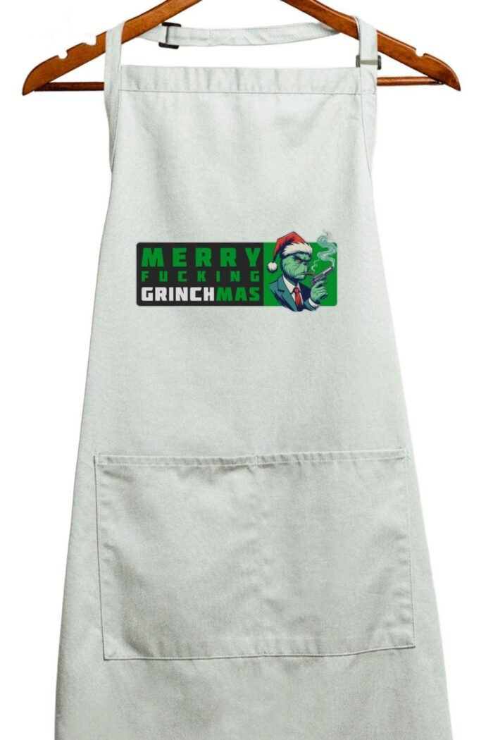 Grinch merry f#cking grinchmas kötény