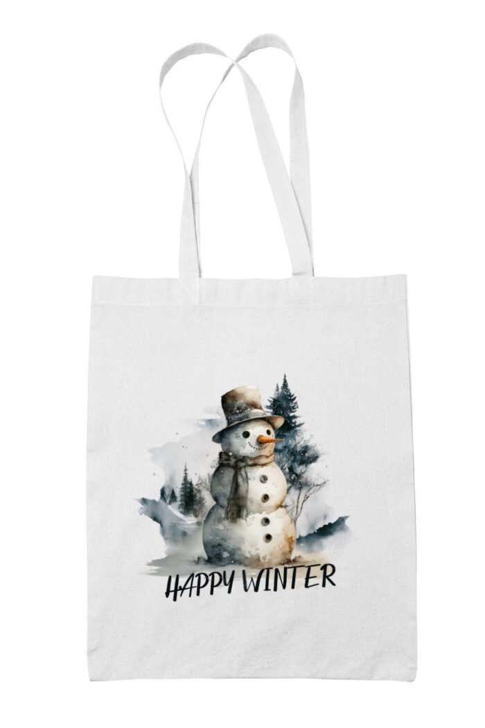 Happy winter vászontáska