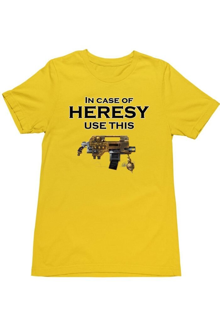 In case of heresy use this gyerek póló