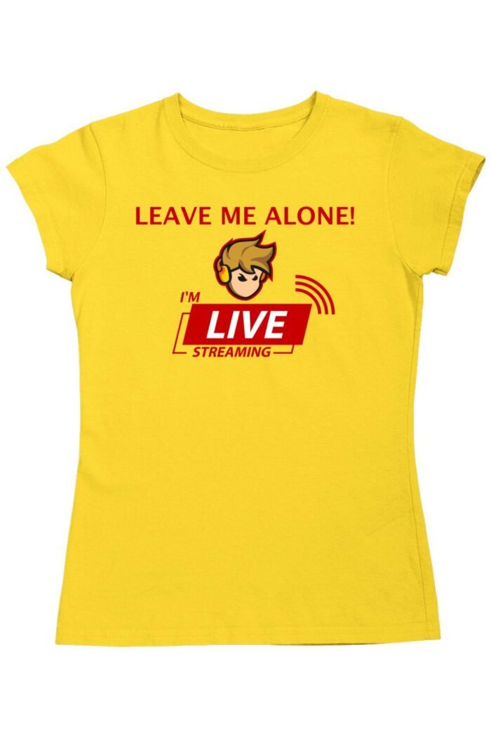 Live streaming női póló