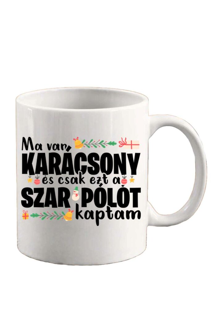 Ma van karácsony bögre