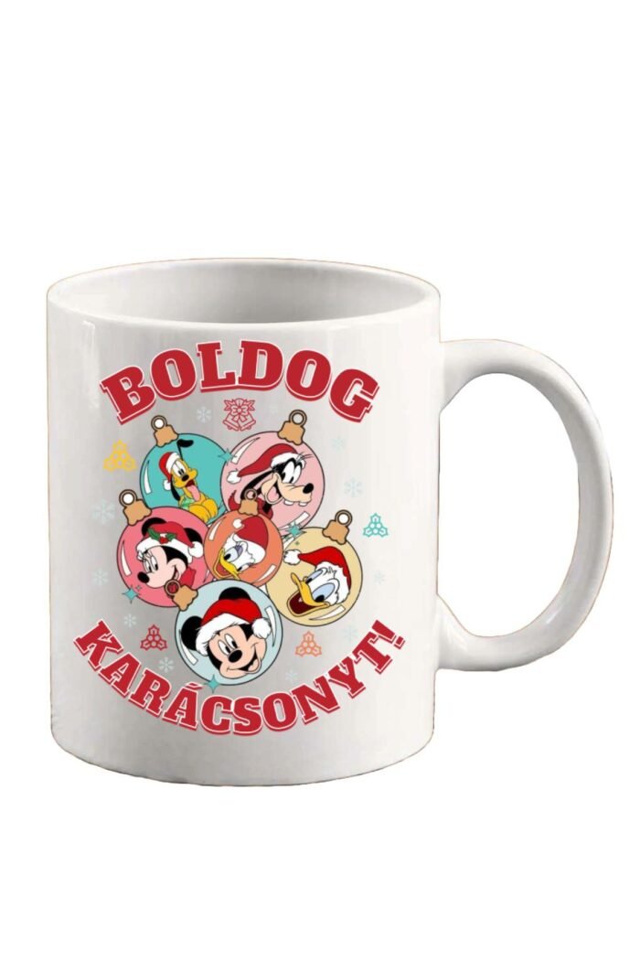 Mickey Mouse karácsony bögre