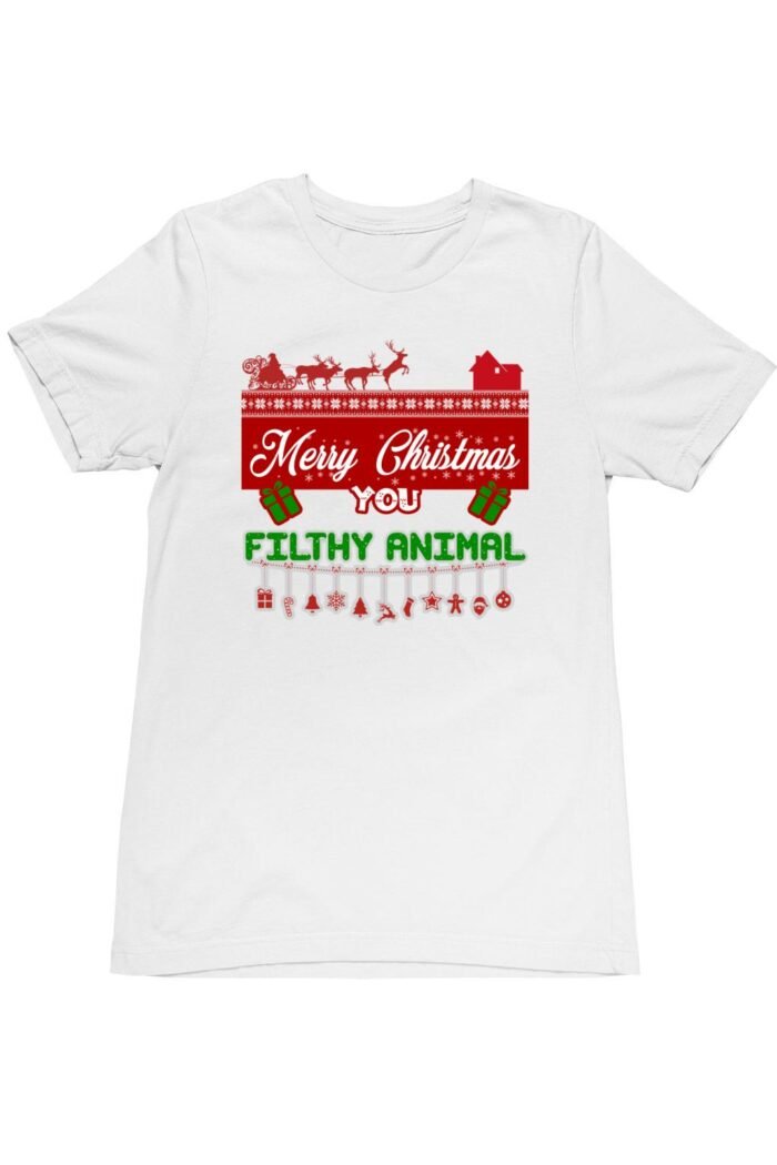 Reszkessetek betörők Merry christmas férfi póló