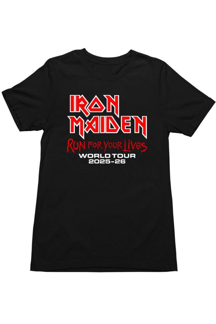 Iron maiden world tour 2025-26 férfi póló