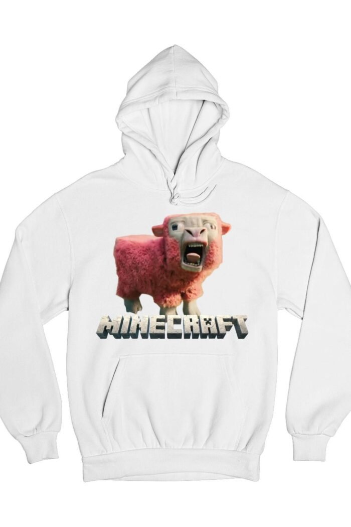 Minecraft bárány karakter pulóver