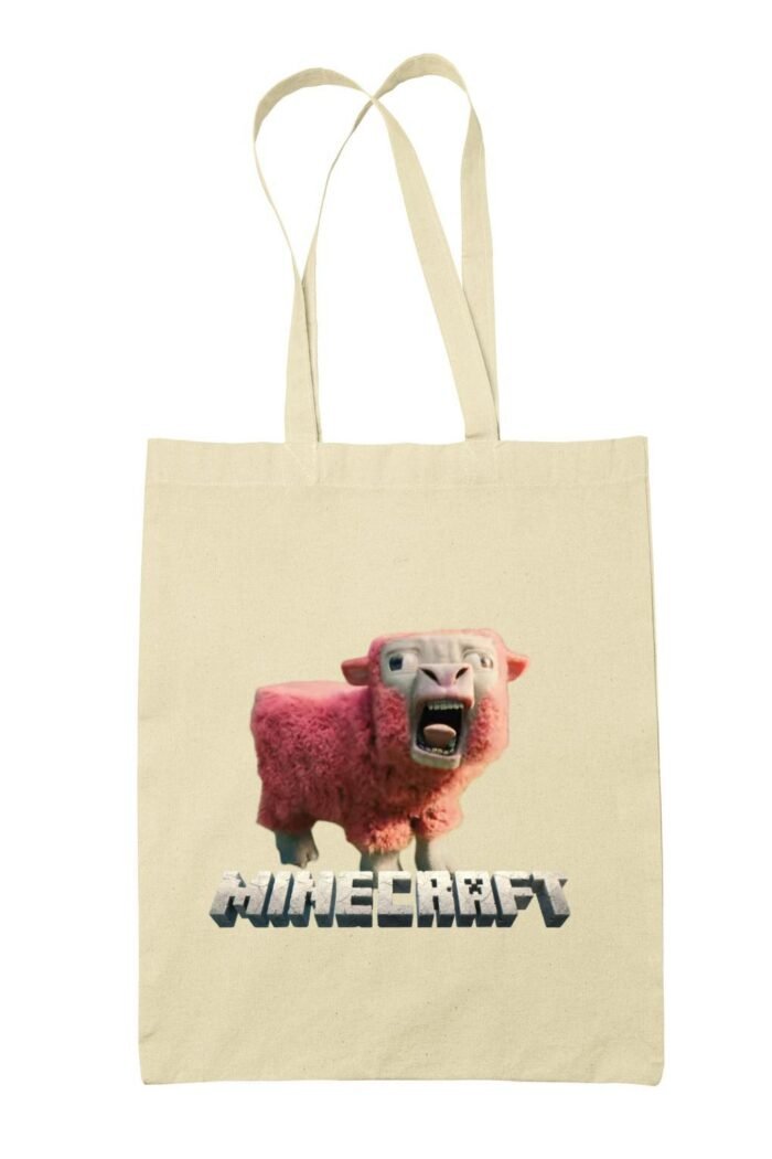 Minecraft bárány vászontáska