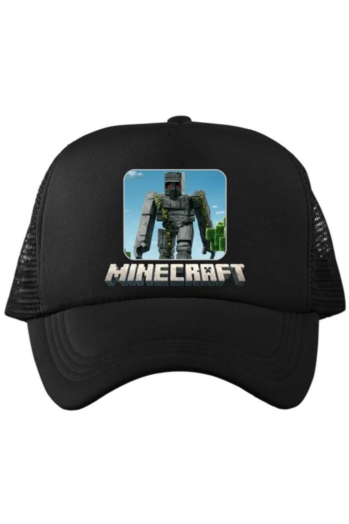 Minecraft iron golem baseball sapka