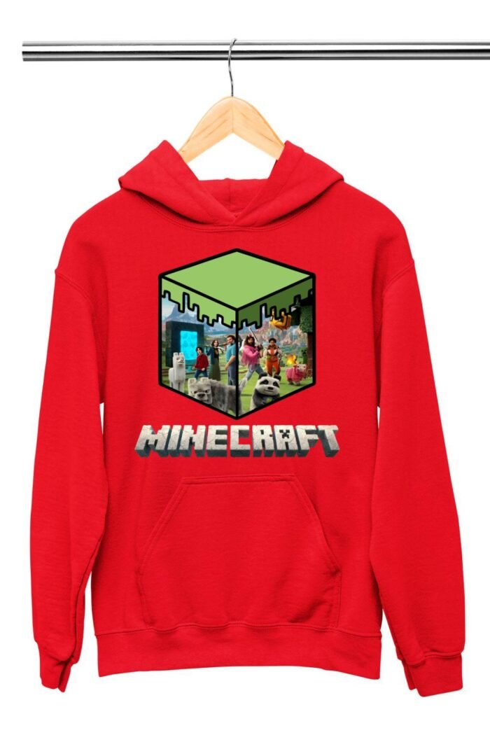 Minecraft karakterek kocka gyerek pulóver