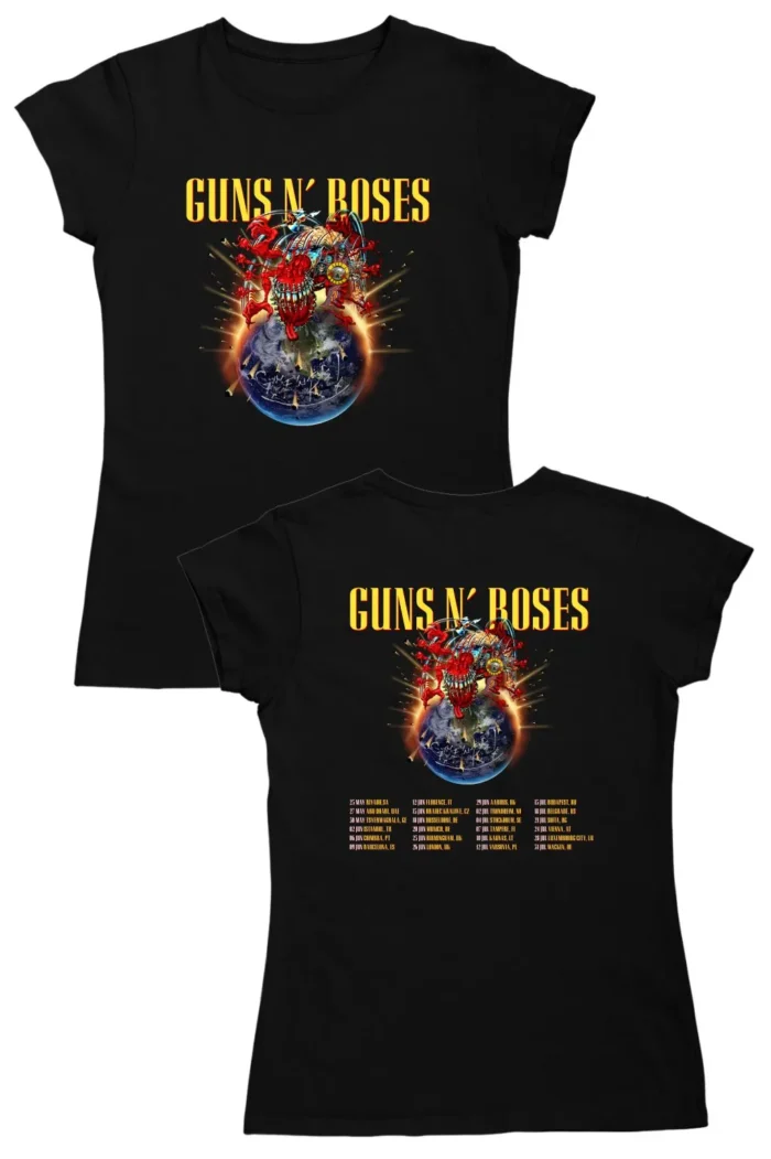 Guns N roses tour 2025 női póló