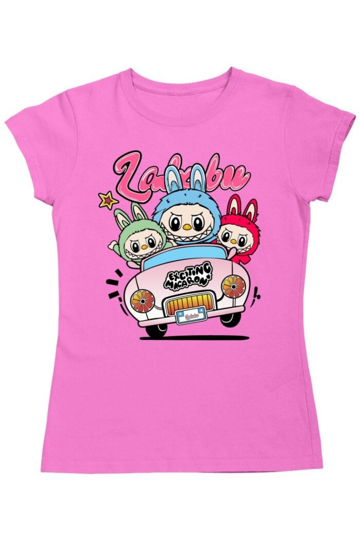 Labubu exciting macaron női póló