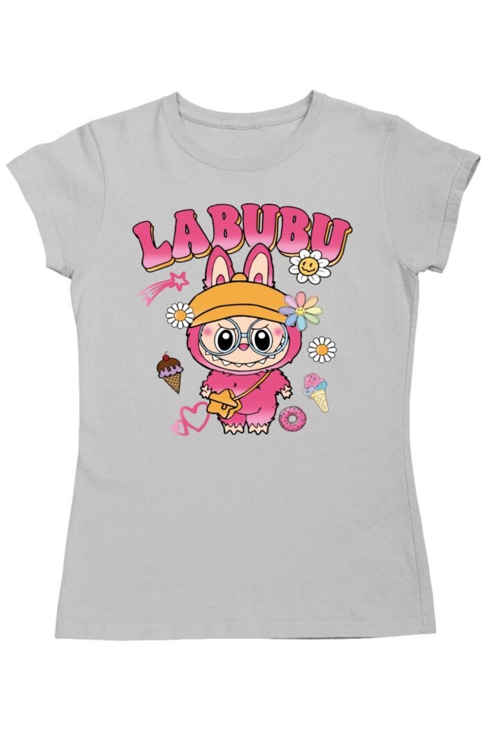 Labubu rózsaszín női póló