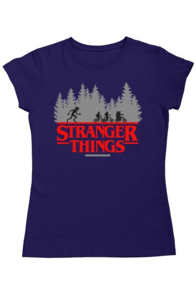 Demogorgon and kids stranger things 2025 női póló