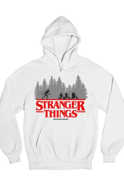 Demogorgon and kids stranger things pulóver